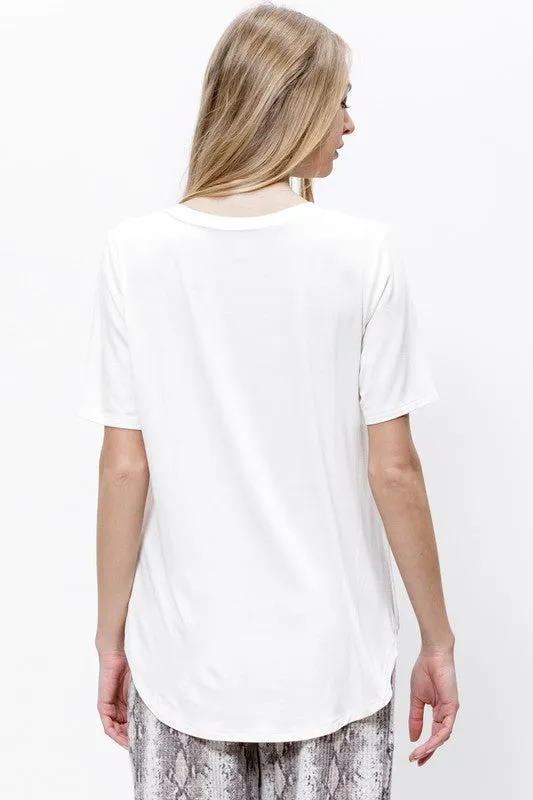 Bamboo Knit Top (Ivory)