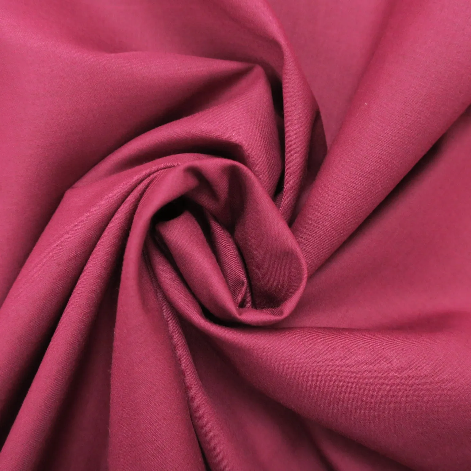 Burgundy Solid Cotton Blended Broadcloth