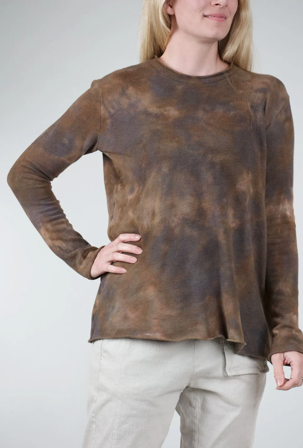 Cozy Smoosh Top, Khaki