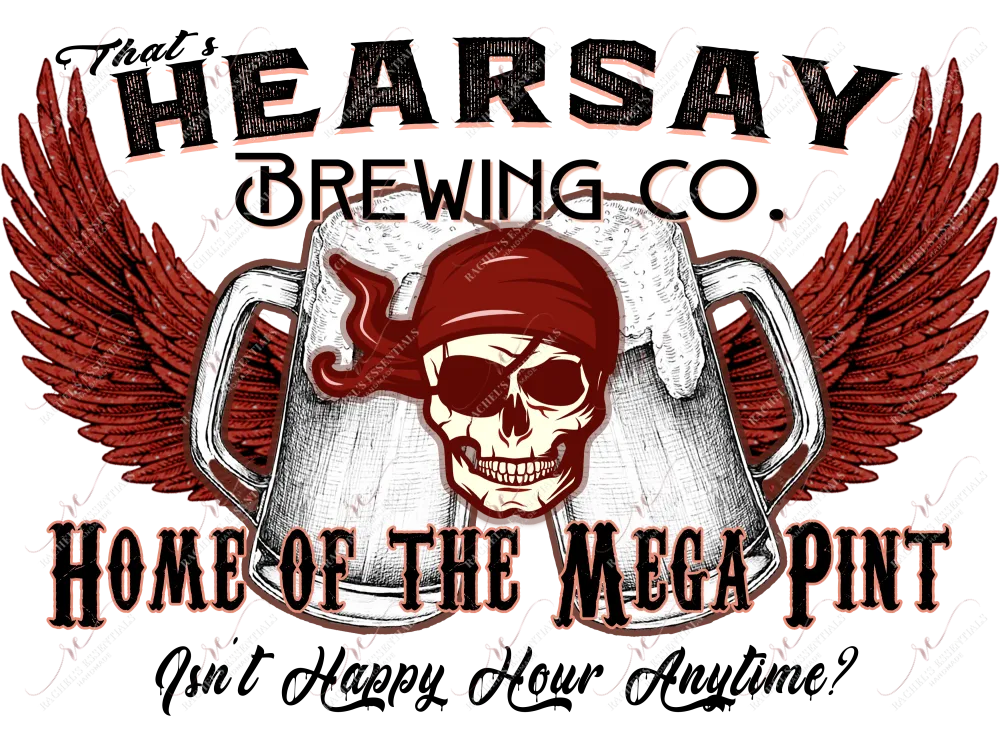 Hearsay brewing co - htv transfer