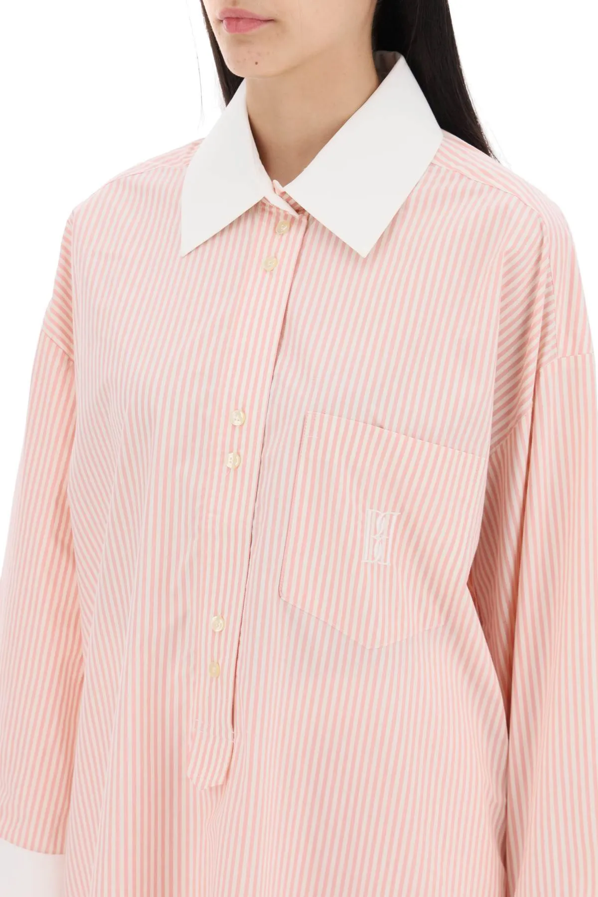 "maye striped tunic style