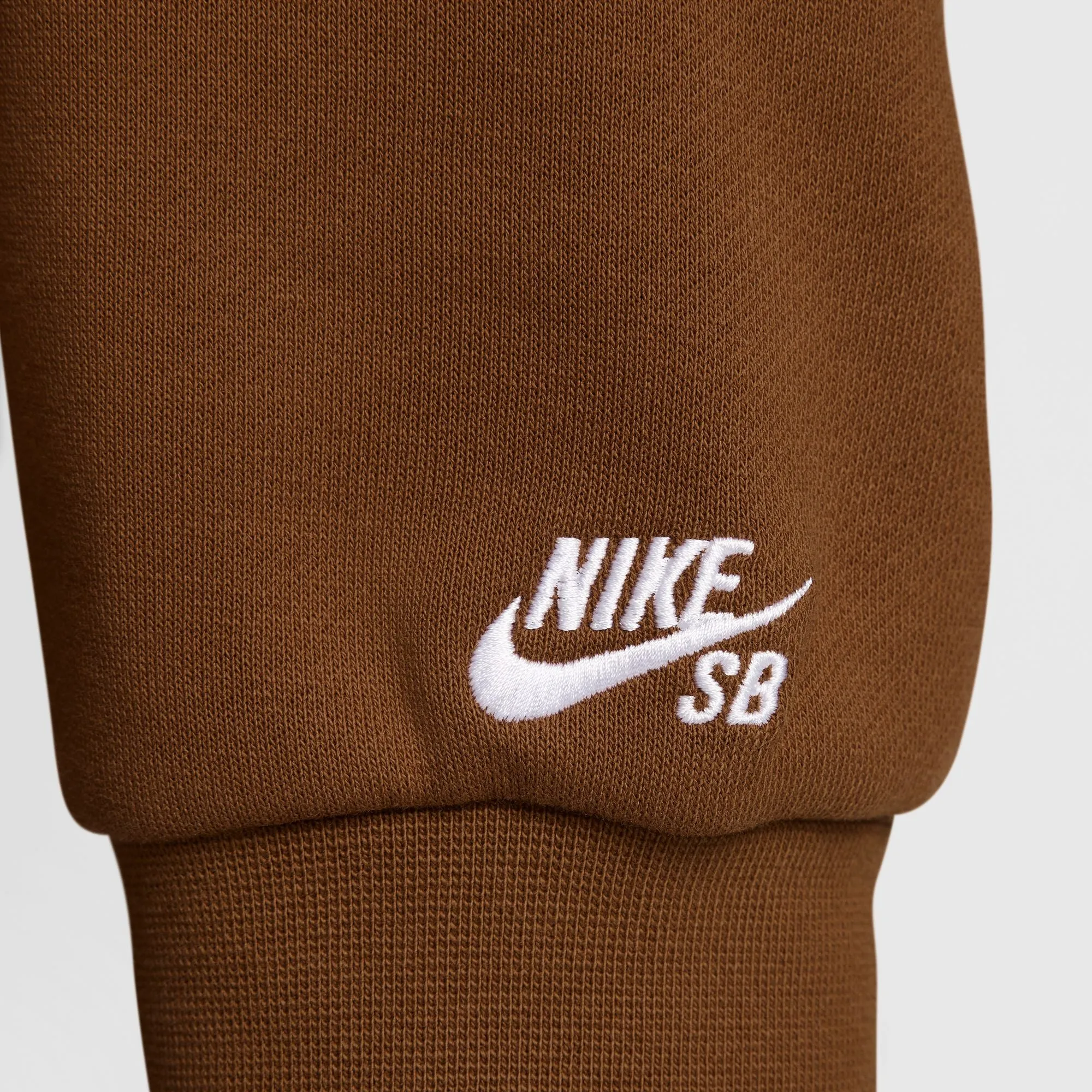 SB SKATE HOODIE LIGHT BRITISH TAN / WHITE