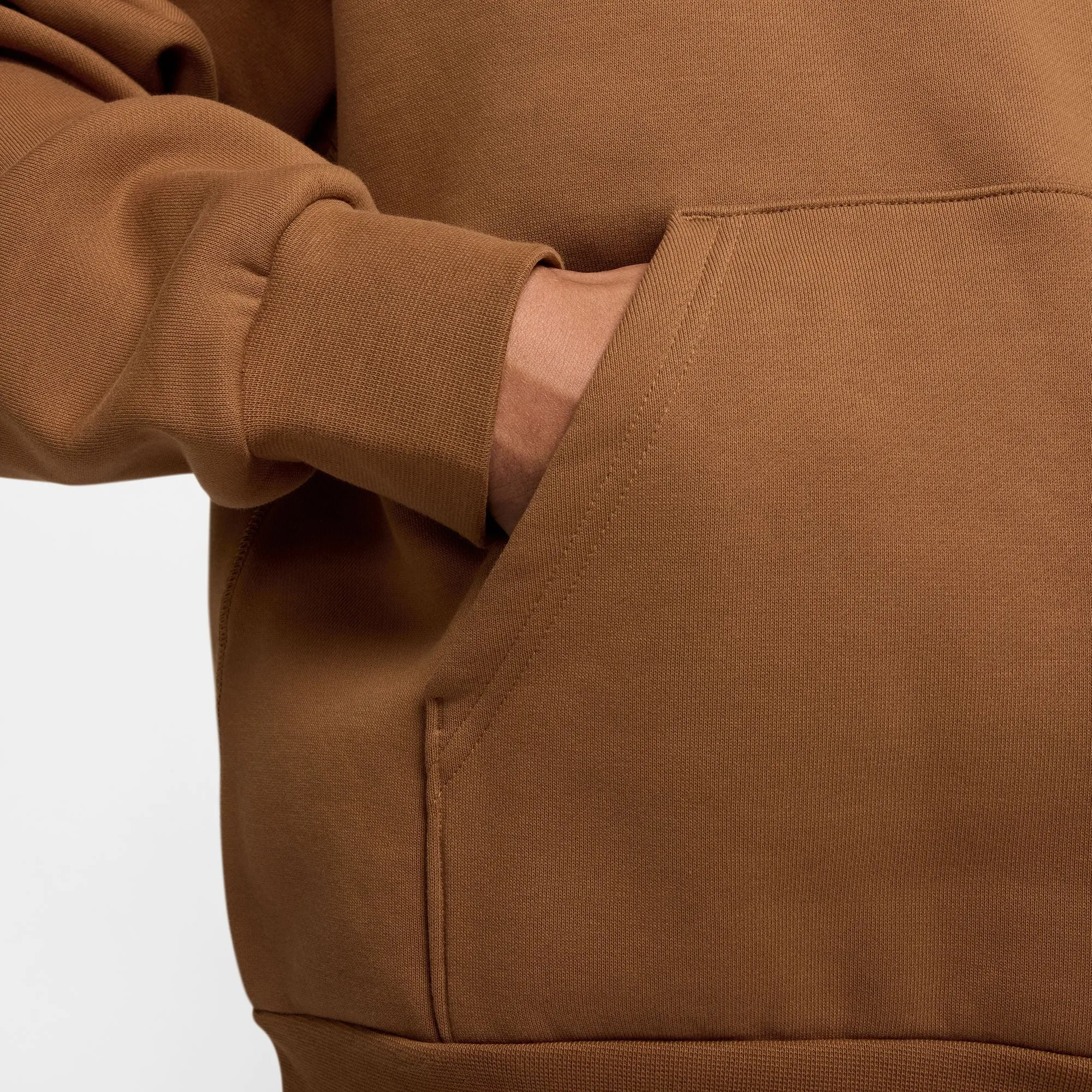 SB SKATE HOODIE LIGHT BRITISH TAN / WHITE