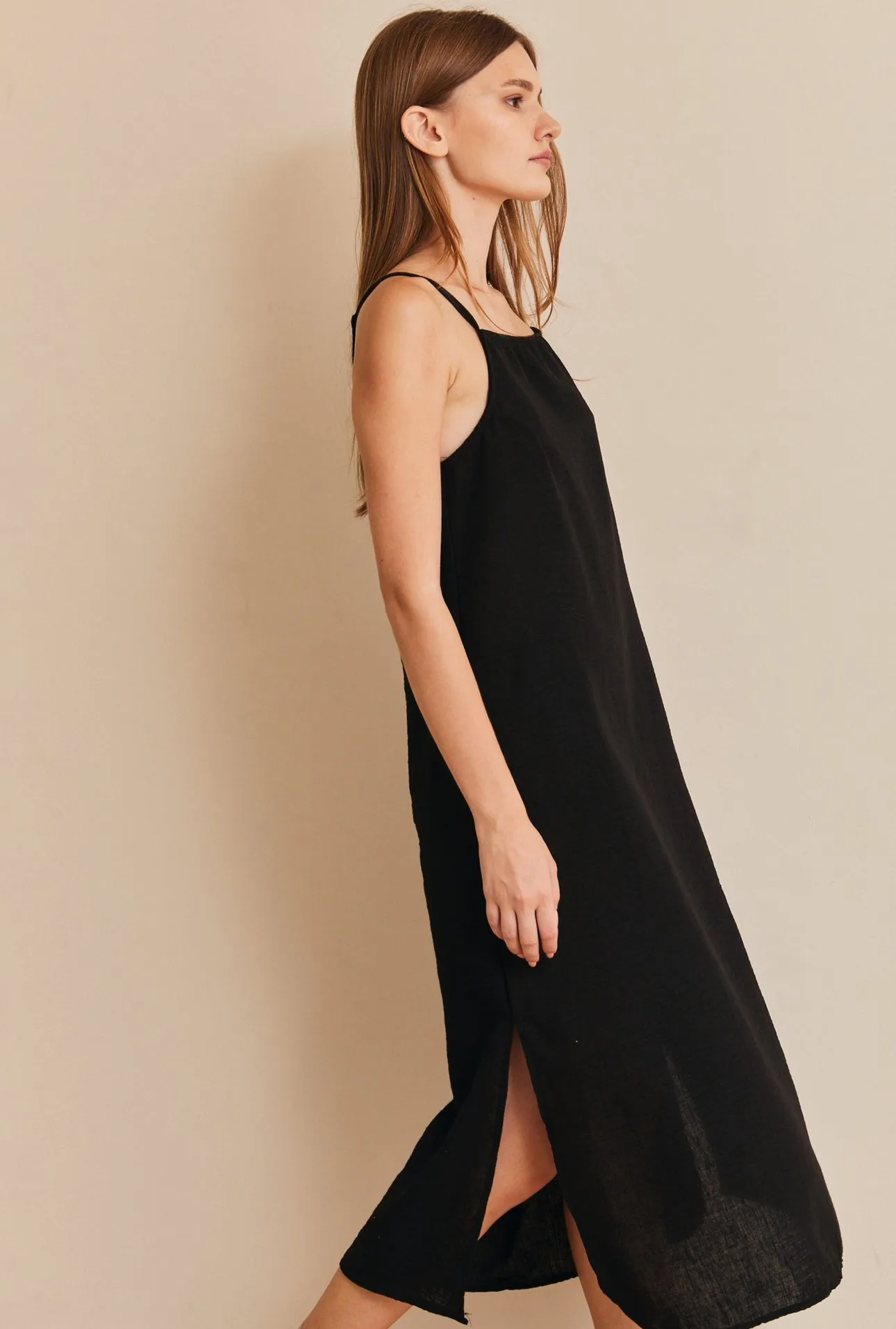 Sherry Linen Square Dress