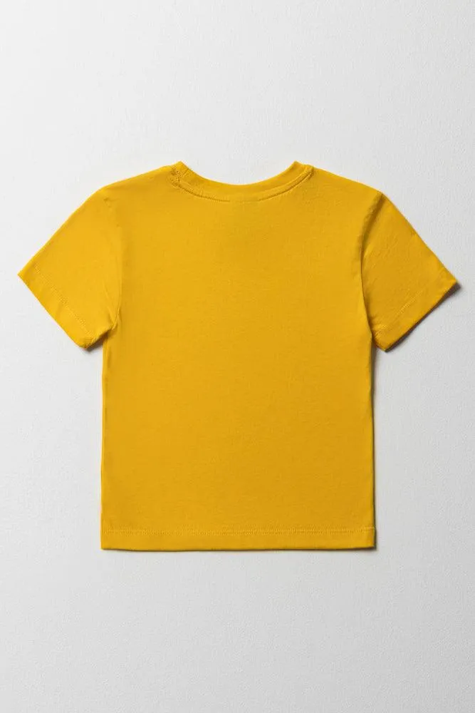 Springbok Short Sleeve T-Shirt Yellow