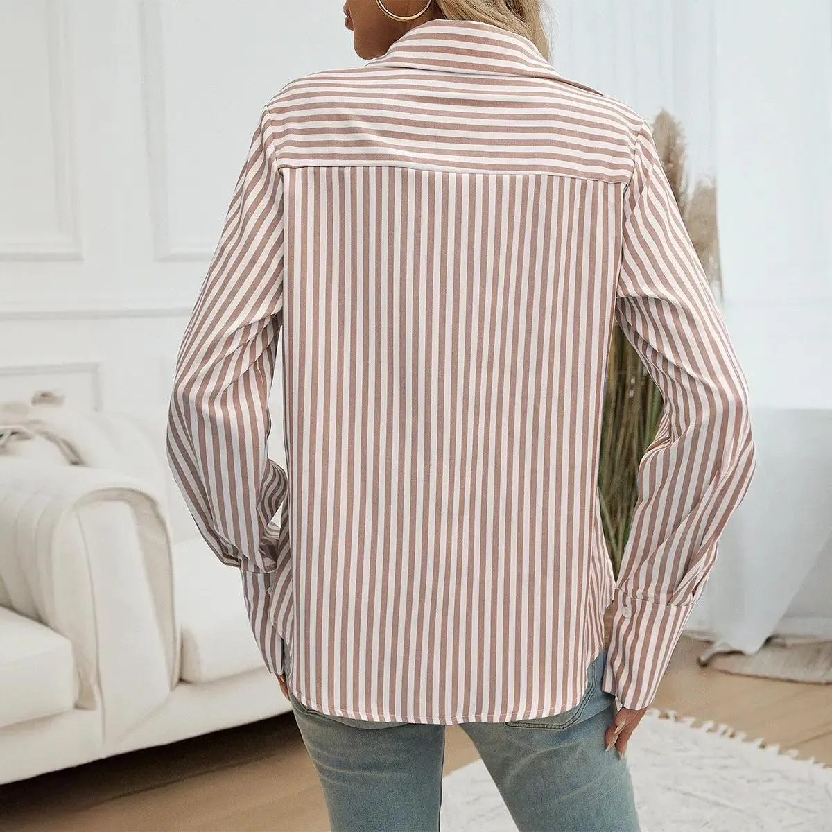 Striped Commuter Cardigan