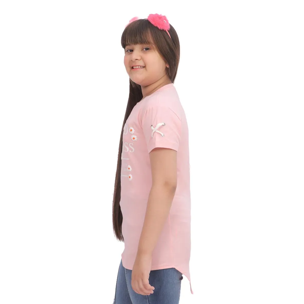 Teens Girls T-Shirt Spread - Pink