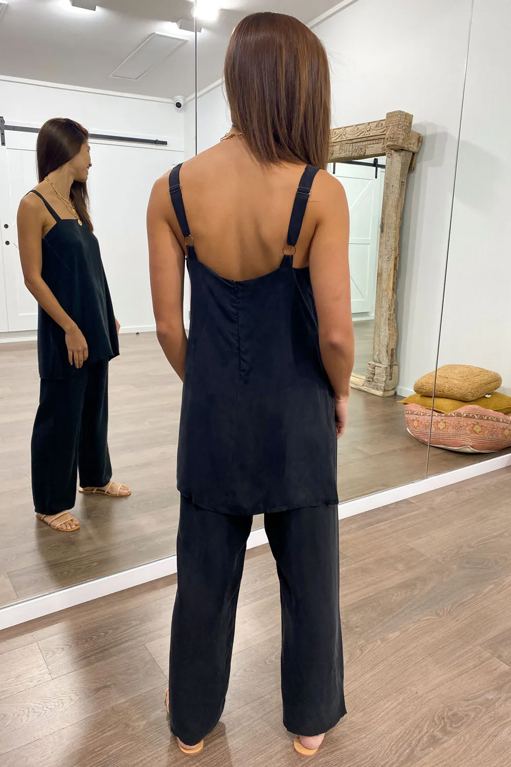 Xanthia Cupro Top