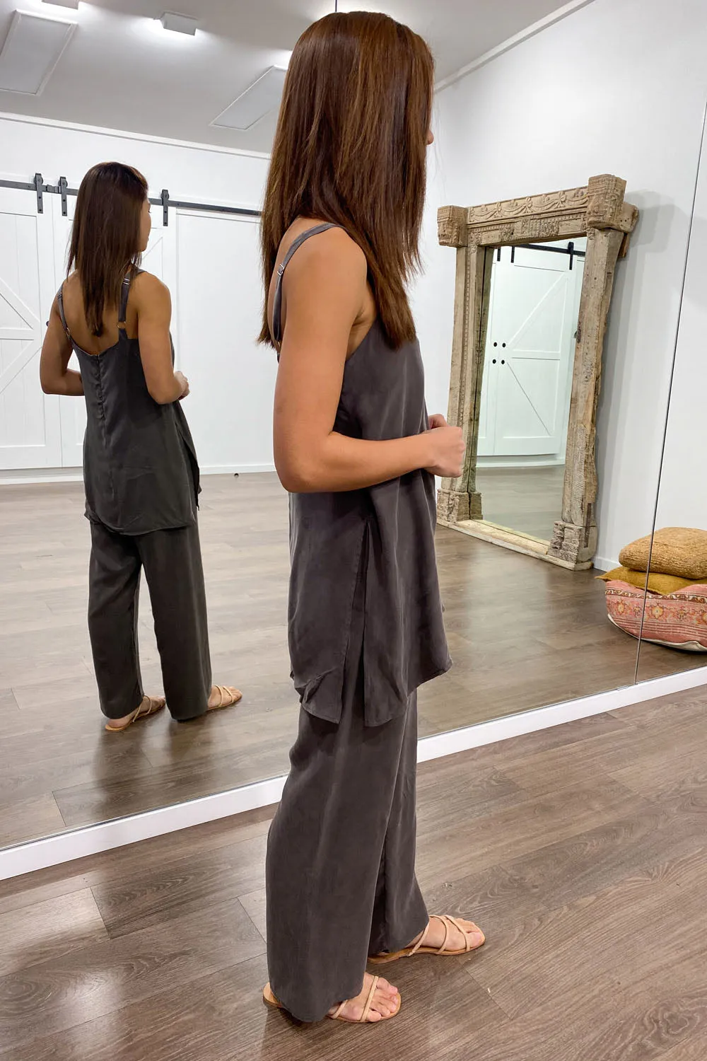 Xanthia Cupro Top