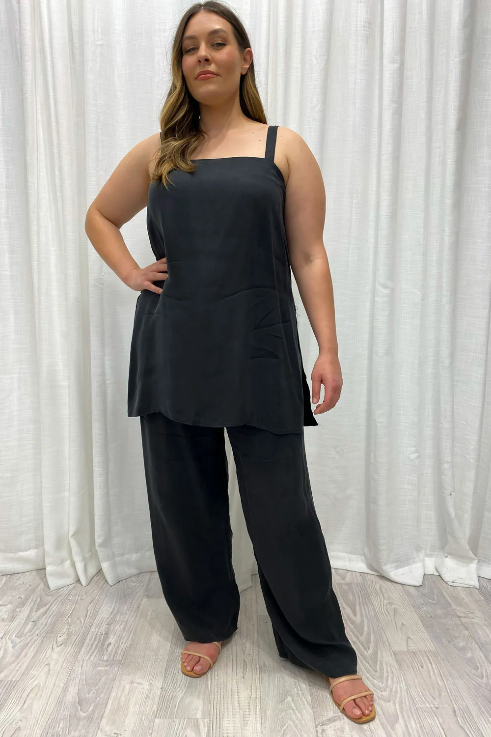 Xanthia Cupro Top