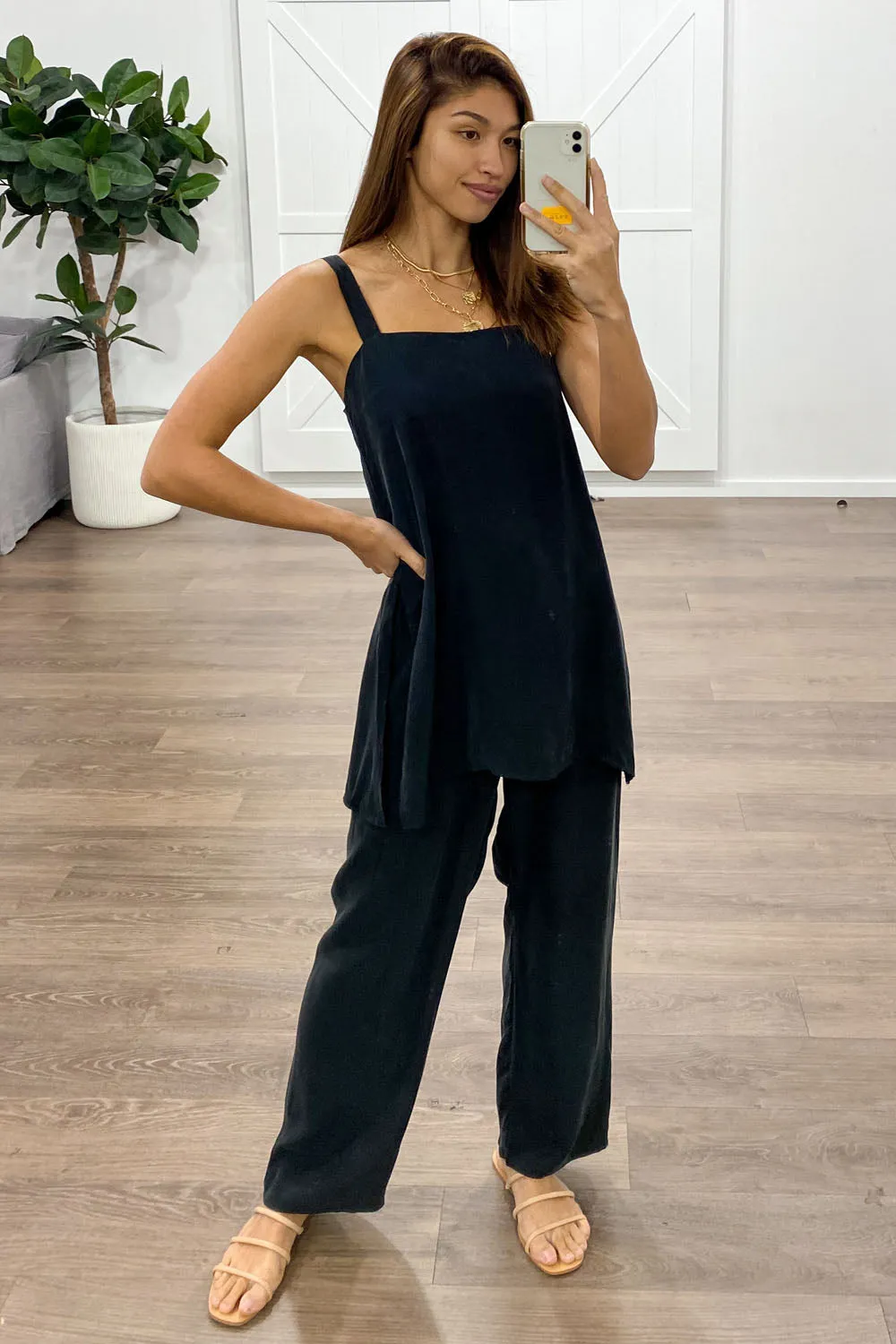Xanthia Cupro Top