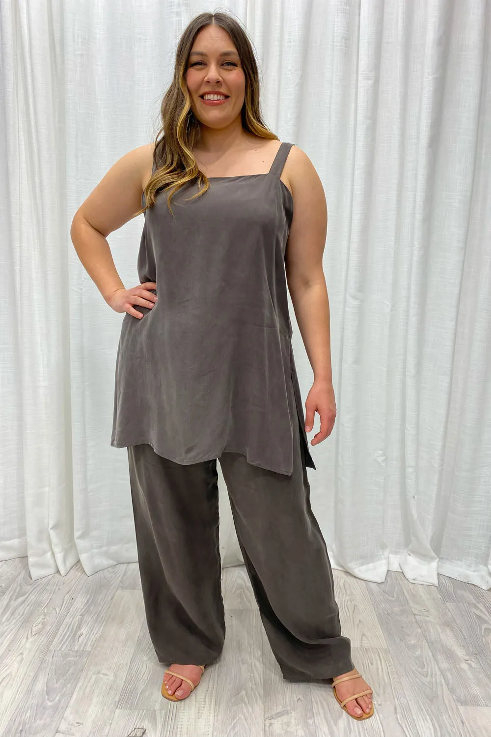 Xanthia Cupro Top